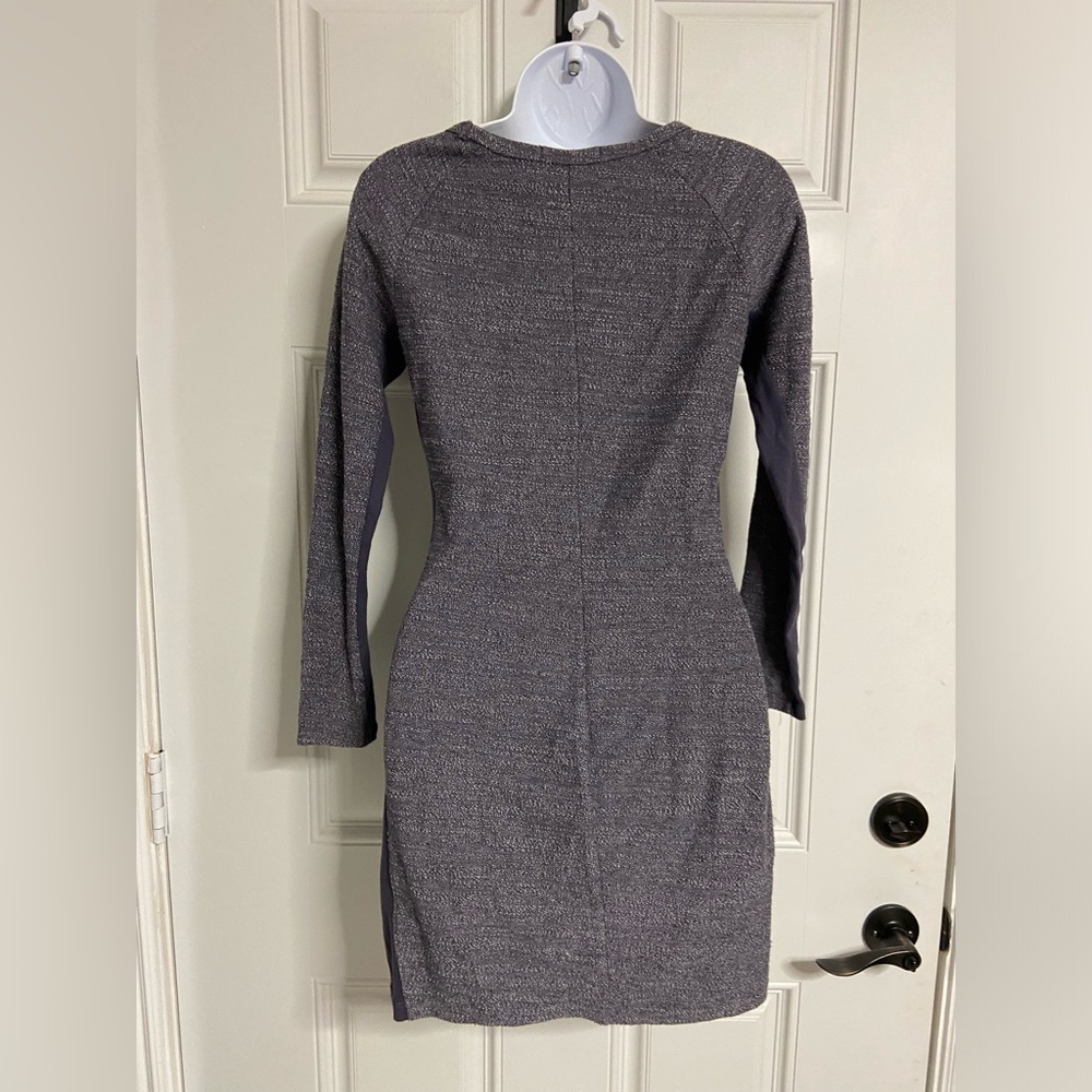 D4- Marine Layer Purple Bodycon Pullover Sweater Dress View 5